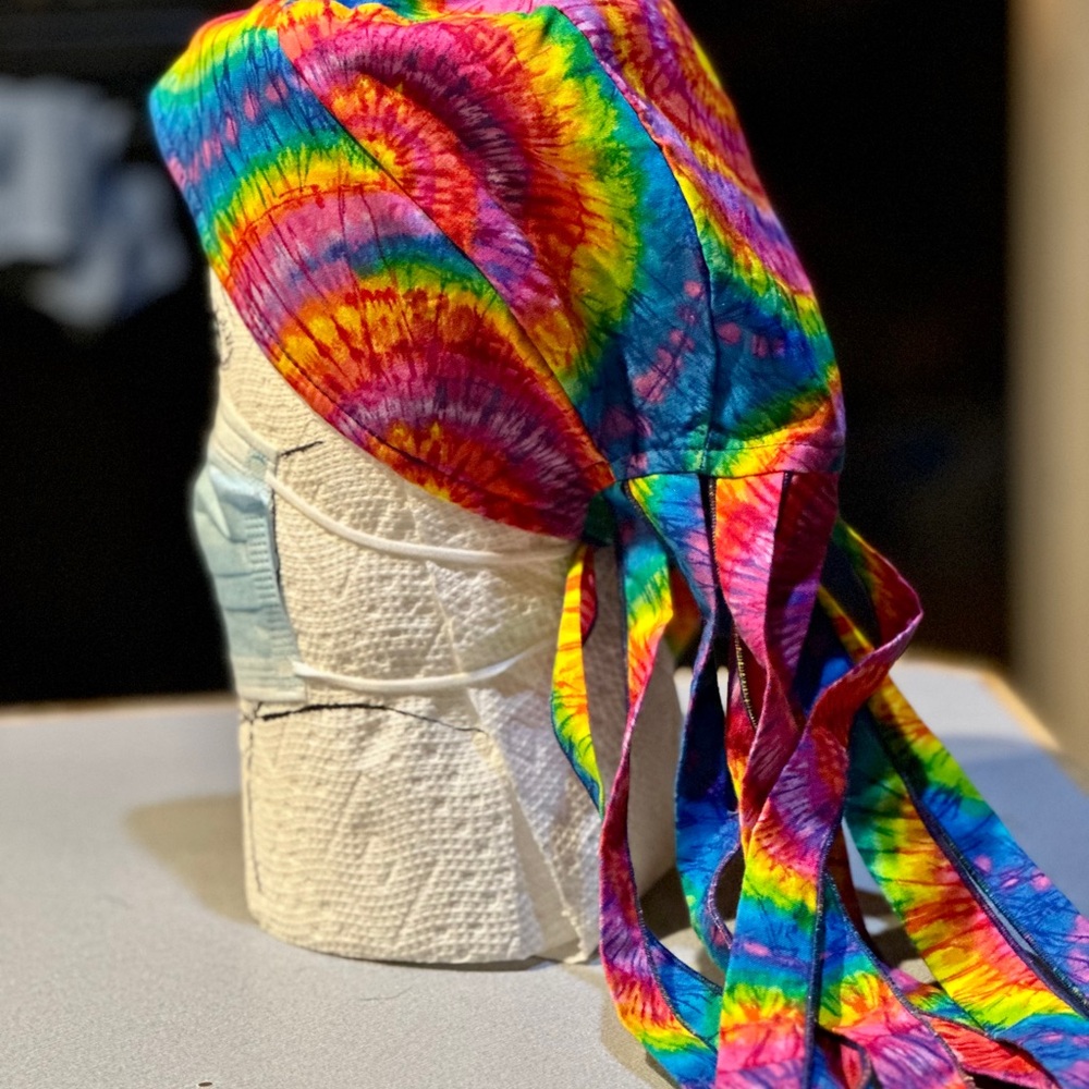 Vibrant Tie-Dye OR CAP OR DO-RAG